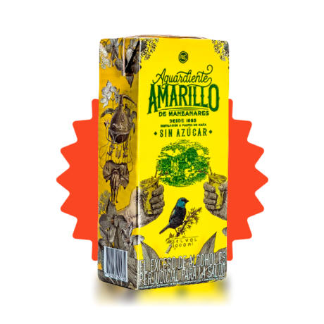Aguardiente Amarillo de Manzanares Tetrapack