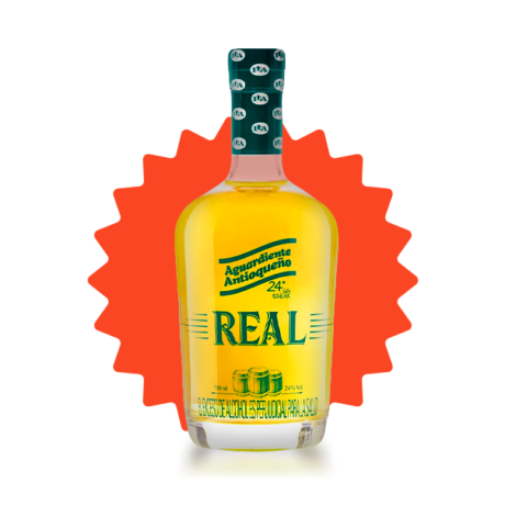 Aguardiente Antioqueño Real 24 Grados
