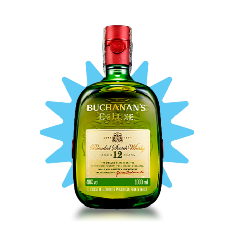 Whisky Buchanan's Deluxe 12 Años